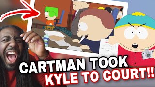 Kyle Sucks Cartmans Ballz   Then Took Him to Court South Park Moments 9 [upl. by Eob585]