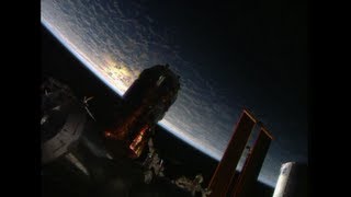 Japanese Cargo Ship Attached to ISS [upl. by Ahsien799]