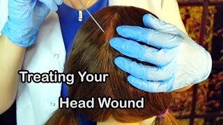 ASMR School Nurse Taking Care of Your Head Injury Whispered [upl. by Dacia]