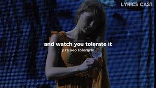 Taylor Swift  Tolerate It LyricsLetra [upl. by Lednam921]