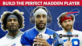 Buffalo Bills Players Build The Perfect Madden Video Game Player [upl. by Ermentrude]