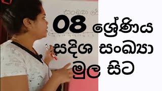 Directed Numbers  Grade 08  Sadisha Sankhaya  සදිශ සංඛ්‍යා 08 ශ්‍රේණිය [upl. by Elish]