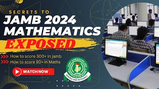 JAMB 2024 Questions And Answers How To Score 300 in Jamb and 90 In Maths [upl. by Ahsets]