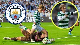 Kyogo Furuhashi vs Manchester City  WELCOME TO MANCHESTER CITY  GOAL amp SKILLS 🇯🇵 [upl. by Nylia793]