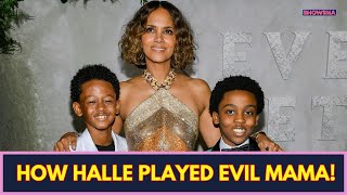 Halle Berry Opens Up About Playing Evil Mumma In New Thriller ‘Never Let Go’  N18G [upl. by Lleynod]