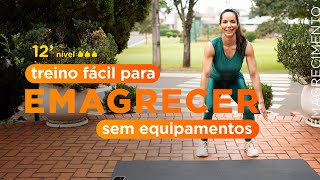 Treino fácil e rápido pra emagrecer sem usar equipamentos em casa  Carol Borba [upl. by Alauqahs]