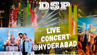 DSP first live concert in Hyderabad🎶🎵🎸gachibowli stadium music dsp live viralvideo musiclover [upl. by Daub731]