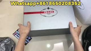 Unboxing Prada Americas Cup High top sneakers black from BOOTSFY [upl. by Tnattirb]