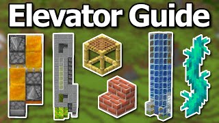 The Ultimate Minecraft 120 Elevator Guide  Realistic Bubble Flying Honey amp More [upl. by Nameloc]