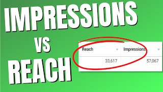 Reach Vs Impressions Facebook Ads  What Is The Difference [upl. by Nodmac]