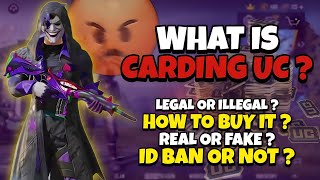 What is CARDING UC in PUBG   Legal Or Illegal 🤔 [upl. by Correna695]