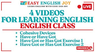 4 Videos for learning English  English Class [upl. by Yema]