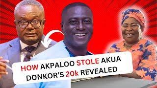 Oww Kofi Akpaloo Stole 20000 Cedis From Akua Donkors Family Captain Smart Drops Hot Secrets [upl. by Annoif560]