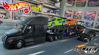 Hot Wheels Elite 64 freightliner Cascadia amp BMW Wagon Unboxing and Review [upl. by Malcah]