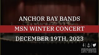 Anchor Bay Bands  Middle School North Winter Concert  12192023 [upl. by Grevera244]