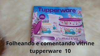 Folheando e comentando vitrine 10 tupperware de 2024 [upl. by Zosima986]