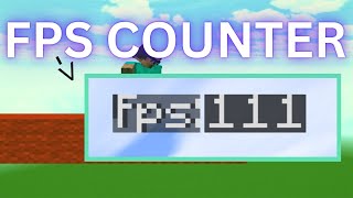 BEST FPS Counter 121 Minecraft Bedrock UPDATED  PC MOBILE ayystar [upl. by Past]