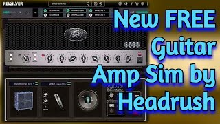 New FREE Guitar Amp Simulator by HeadRush  ReValver 5 VST Plugin  Review amp Demo [upl. by Tdnarb662]