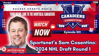 NHL Draft Expert Sam Cosentinos Bold FirstRound Predictions [upl. by Sabelle]