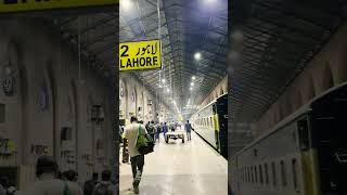 Lahore Railway 🚂 lahore rawalpindi travel train travelblog [upl. by Yllut]