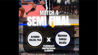 ALPHONSA VS Nipunaya  Semi Final [upl. by Honna772]