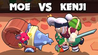 MOE vs KENJI  1 vs 1  Brawl Stars [upl. by Kanor193]