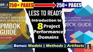 PMBOK 7th Edition 8 Performance Domains Models Methods and Artifacts  Less pages to read now [upl. by Otrevogir]