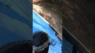 Starting a garage roof roofing diy roofer construction florida pov solo [upl. by Puglia]