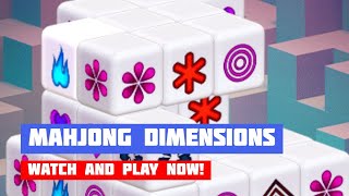 Mahjong Dimensions · Game · Gameplay [upl. by Lorimer945]