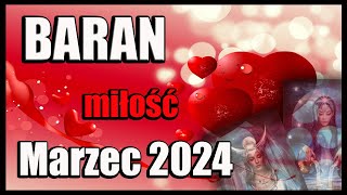 💖BARAN TAROT MIŁOŚĆ PARY I SINGLE MARZEC 2024💖 [upl. by Necyla455]