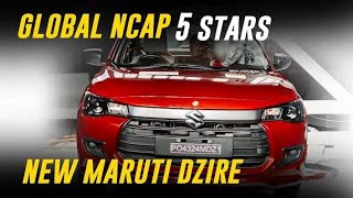 New Dzire 2025 Crash Test  ⭐️⭐️⭐️⭐️⭐️ By NCAP Dzire india [upl. by Vaasta]