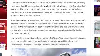 Ladywood Developer Agreement  Contradictory Information [upl. by Ias184]