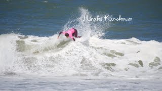 黒川日菜子選手QS1000ライディング／Hinako Kurokawa Surf riding in Ichinomiya Open [upl. by Darmit594]