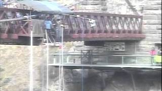 Dougie The Pipers Bungy Jump in New Zealand [upl. by Eelrebma]