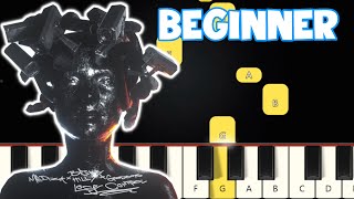 Lose Control  MEDUZA Becky Hill Goodboys  Beginner Piano Tutorial  Easy Piano [upl. by Ahseined]