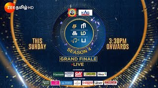 Saregamapa Senior Season 4  Grand Finale Live  Oct 20 Sunday 330PM Onwards  Promo  Zee Tamil [upl. by Ynffit39]