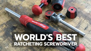 REVIEW Inside Look at Worlds Best Ratcheting Screwdriver [upl. by Nairdna]