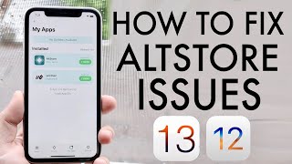 How To FIX AltStore  AltServer Issues [upl. by Llyrad]