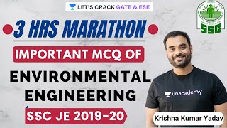 L1 Important MCQs on Environmental Engineering  SSC JE 201920  GATE amp ESE  Krishna Kumar Yadav [upl. by Ragse]