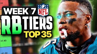 Week 7 Fantasy Football RB Rankings Top 35 [upl. by Cagle]