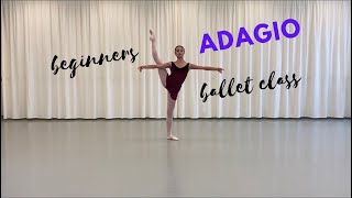 httpswwwprimaballetclasscom Adagio  Centre  Beginners [upl. by Epoh]