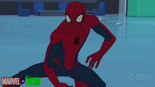 Marvels SpiderMan Animated Series Clip  Meet Shocker [upl. by Liza]