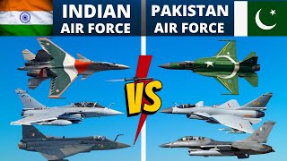 Indian Air Force VS Pakistan Air Force 2023  India vs Pakistan Military Comparison [upl. by Zarger]