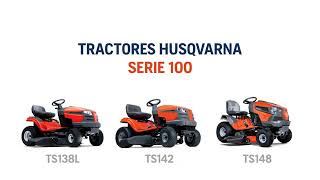 Tractores cortacésped Husqvarna TS138L TS142 y TS148 [upl. by Ahsot]