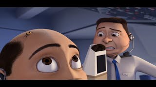 Bee Movie  Barry tries to talk to the pilots [upl. by Eidnam664]