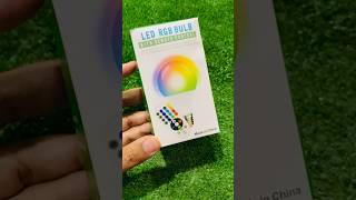 How to use LED RGB BULB  Remote Control  Colourful LED Lamp unboxing ledlights ledlamp [upl. by Seigel781]