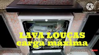 Lava Louças Electrolux 14 serviços em carga máxima [upl. by Farmelo]