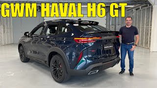 GWM Haval H6 GT  Híbrido plugin com desempenho de esportivo e autonomia de 1000 km [upl. by Dnar763]