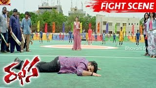 Jr NTR Comedy With Raghu Babu  Funny Fight Scene  Rabhasa Movie Scenes [upl. by Tallia]