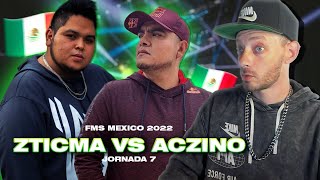 DTOKE REACCIONA A ZTICMA VS ACZINO I FMSMEXICO2022 Jornada 7  Dtoke Free [upl. by Nordna]